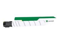 Lexmark -  rendement lev - jaune - original - cartouche de toner