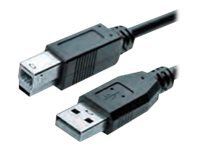Cordon USB 3.0 type A / B noir - 1,8 m