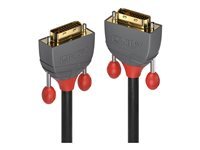 Lindy Câble DVI-D Dual Link 15 m mâle/mâle, contacts plaqués or 24K, triple blindage