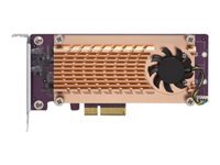 Qnap Qm2-2P-244A Contrã´Leur De Stockage Pcie Pcie X4 Taille 2.0 de Inmac Wstore