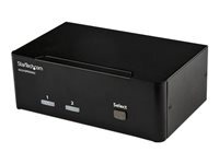 StarTech.com Switch KVM DisplayPort double affichage a 2 ports - 4K 60 Hz (SV231DPDDUA2) - commutateur ecran-clavier-souris/audio/USB - 2 ports