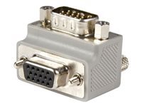 StarTech.com Adaptateur Vga Male Femelle Vga Angle Droit Vers Vga Type Convertisseur Hd15 Vers Hd15 M/F Adaptateur Vga Taille 2 Gris de Inmac Wstore - Image 1
