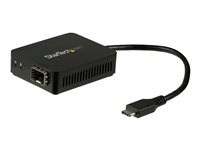 STARTECH.COM  Adaptateur r&eacute;seau USB-C vers fibre optique Gigabit Ethernet avec SFP ouvert