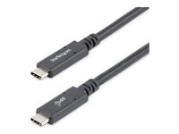 StarTech.com Cable Usb-C Vers Usb-C Avec Power Delivery 5A De 1,8 Cordon Usb 3.0 Type-C Certifie Usb-If (Usb315c5c6) Cable Usb De Type-C 24 Pin Usb-C Pour 24 Pin Usb-C 1.8 Taille 5 Noir de Inmac Wstore