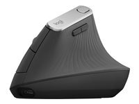 Logitech MX Vertical - souris verticale - USB, Bluetooth, 2.4 GHz - graphite