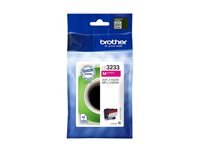 Brother LC3233M - a rendement eleve - magenta - original - cartouche d'encre