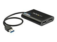 Startech.com Noir Adaptateur Usb 3.0 Vers Double Displayport 4K 60 Hz - Carte Graphique Externe Usb 3.0 Vers 2 Ports Dp (Usb32dp24k60) - Adaptateur Displayport - Usb - Image 5