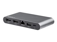 STARTECH.COM Usb C Multiport Adapter - Dual Monitor - 2 X 4k Dp - Windows-pd