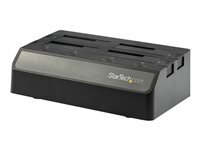StarTech.com 4-Bay Usb 3.1 To Sata Hard Drive Docking Station, 10Gbps Usb Hard Drive Dock, External 2.53.5 Sata Iii (6Gbps) Ssdhdd Docking Station, Hot-Swap Hard Drive Bay Dual 60Mm Fans, Top-Loading Boitier Externe Sata 6Gb/S Usb 3.1 (Gen 2) Taille 4 No - Image 1