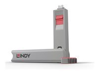 Lindy Verrous de Ports USB C 4 verrous rose