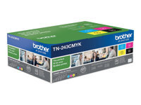 Brother TN243CMYK Value Pack - pack de 4 noir, jaune, cyan, magenta original cartouche toner