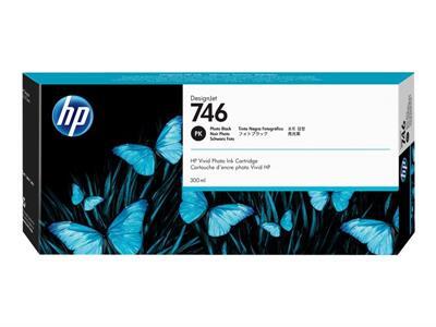 HP 746 - photo noire - original - DesignJet - cartouche d\'encre