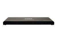 PORT connect DOCKING TYPE C OFFICE 3 X 4K - station d'accueil - USB-C / USB 3.0 - 1GbE
