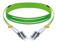 Jarretire optique duplex HD multi OM5 50/125 LC-UPC/LC-UPC vert - 2 m