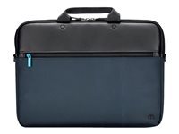 Mobilis Sacoche compacte pour ordinateur portable Executive - Matière Déperlante - Bleu Marine - 11-14 po