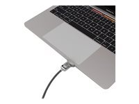 Compulocks MacBook Pro 13" M1 & M2 Adaptateur Ledge avec cble  cl argent - adaptateur  fente de verrouillage pour la scurit
