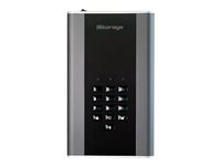 iStorage diskAshur DT² - Disque dur - chiffré - 1 To - externe (portable) - USB 3.1 - FIPS 197, SHA 256 bits, 256-bit AES-XTS - Conformité TAA