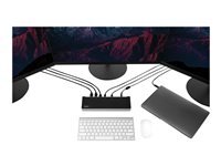 Startech.com Argent Station D'accueil Usb-C 4K, Station D'accueil Pour Moniteur Triple Uhd 4K, Mac & Windows, Usb C Vers Hdmi & Displayport, 100W Power Delivery, Hub 5X Usb 5Gbps - Neuf - Image 3