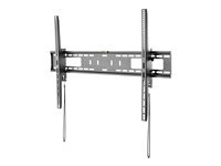 StarTech.com TV Wall Mount supports 60-100 inch VESA Displays (165lb/75kg), Heavy Duty Tilting Universal TV Wall Mount, Adjustable Mounting Bracket for Large Flat Screens, Low Profile - Slim TV Wall Mount (FPWTLTB1) support - pour TV - noir
