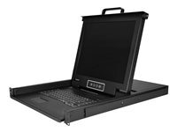 StarTech.com Console Kvmâ 1U Vga A 8Â Ports A Montage En Rack Pour Racks De Serveur 17Â Pouces (Rkcons1708k) Console Kvm 17 Taille 8 Noir de Inmac Wstore