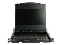 StarTech.com Console Lcd De 17,3 1080P Hd A Montage En Rack 1U Avec Clavier Americain Interface Vga Cable Kvm Inclus Console Kvm Full Hd (1080P) Taille 17.3 de Inmac Wstore