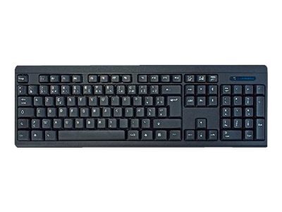 MCL Samar ACK-301W/N - clavier - AZERTY - Franais - noir Priphrique d\'entre