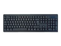 MCL Samar ACK-301W/N - clavier - AZERTY - Francais - noir Peripherique d'entree