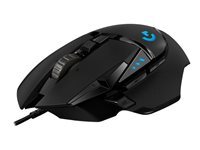 Souris Logitech G502 Hero, 11 Touches, Câble USB, Noir, 100-25600 DPI - Image 11