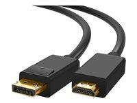 DLH DY-TU3569B - cable adaptateur - DisplayPort / HDMI - 2 m