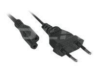 DLH - cable d'alimentation - power IEC 60320 C7 pour Europlug - 1 m
