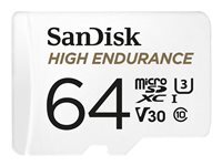 SanDisk High Endurance - carte memoire flash - 64 Go - microSDXC UHS-I