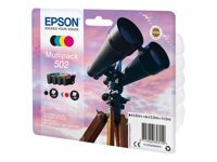 Epson 502 Multipack - pack de 4 - noir, jaune, cyan, magenta - original - cartouche d'encre