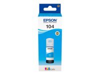 Epson EcoTank 104 - cyan - original - reservoir d'encre