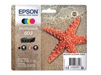 Epson 603 Multipack - pack de 4 - noir, jaune, cyan, magenta - original - cartouche d'encre