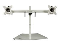 StarTech.com Bras Pour Ecran Pc Double Affichage A Fixation Horizontale Moniteurs Vesa Jusqu'a Aluminium Reglable (Armduoss) Pied Pour 2 Moniteurs Taille 24 Noir/Argent de Inmac Wstore