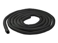 StarTech.com 15' (4.6M) Cable Management Sleeve, Flexible Coiled Cable Wrap, 1-1.5 Diameter Expandable Sleeve, Polyester Cord Manager/Protector/Concealer, Black Trimmable Cable Organizer Cable Wire Hider (Wkstncm2) Cache-Fils 4.6M Noir de Inmac Wstore - Image 1