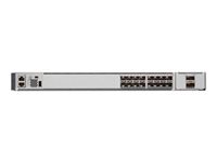 Cisco Catalyst 9500 Network Advantage commutateur C3 Géré 16 x 10 Gigabit Ethernet + 2 x 10 Gigabit SFP+ Montable sur rack