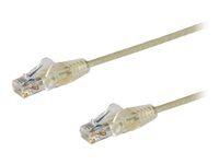 StarTech.com Cable Reseau Ethernet Rj45 Cat6 De 1 Cordon De Brassage Mince Cat 6 Utp Sans Crochet Fil Gigabit (N6pat100cmgrs) Cordon De Raccordement 1 1M Gris de Inmac Wstore
