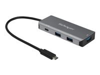 StarTech.com Hub Usb-c À 4 Ports (10gbps) Avec 3x Usb-a & 1x Usb-c - Power Delivery Passthrough 100w - Adaptateur Usb 3