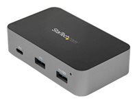 StarTech.com Hub USB-C a 4 ports - USB 3.1 Gen 2 (10 Gbps) - 3 ports USB-A et 1 port USB-C - Adaptateur d'alimentation inclu (HB31C3A1CS) - concentrateur (hub) - 4 ports