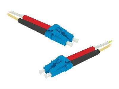 Jarretire optique duplex HD mono OS2 9/125 LC-UPC/LC-UPC jaune - 15 m