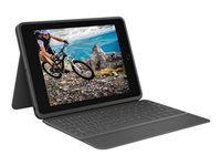 Logitech Rugged Folio - clavier et tui - Franais Priphrique d'entre