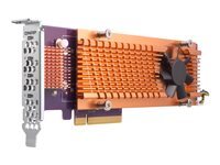 Qnap QM2-4P-384 - contr�?leur de stockage - PCIe 3.0 - PCIe 3.0 x8 - vue 2
