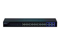 TRENDnet TEG 424WS - commutateur - 24 ports - Gr - Montable sur rack