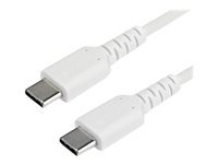 StarTech.com - Câble USB-C vers USB-C - 1m - 60W - Fibre Aramide - Blanc - Image 2