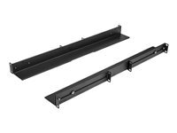 StarTech.com - Rails pour rack de serveur - 1U - Support de montage universel - Ajustable jusqu'à 99 cm - Noir - Image 4