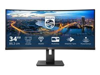 Philips Moniteur incurvé 345B1C 86 cm 34 Pouces HDMI DisplayPort hub USB 3440 x 1440 100 Hz FreeSync Temps de réponse de 5 ms - vue 7