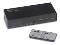 Lindy 4x2 HDMI 2.0 18G Matrix Switch - commutateur video/audio