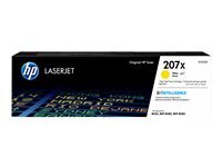 HP 207X - a rendement eleve - jaune - original - LaserJet - cartouche de toner (W2212X)