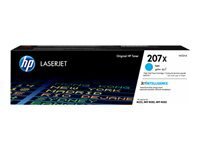 HP 207X -  rendement lev - cyan - original - LaserJet - cartouche de toner (W2211X)